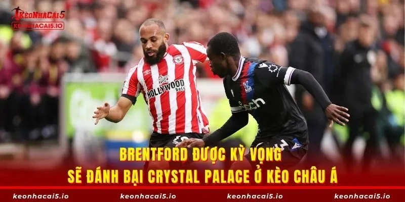 Brentford được kỳ vọng sẽ đánh bại Crystal Palace ở kèo châu Á