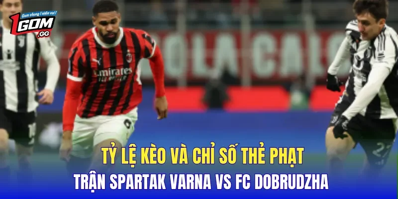 Tỷ lệ kèo và chỉ số thẻ phạt trận Spartak Varna Vs FC Dobrudzha