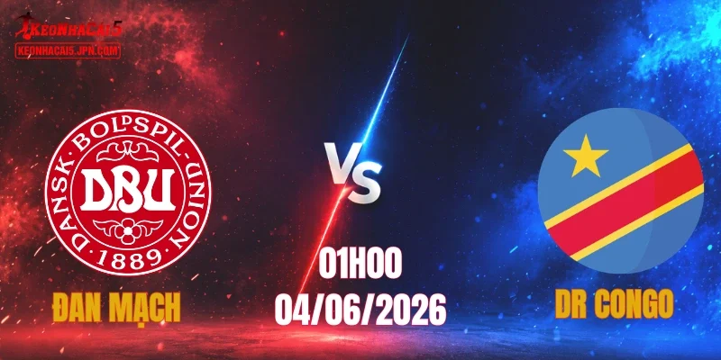 Đan Mạch vs DR Congo