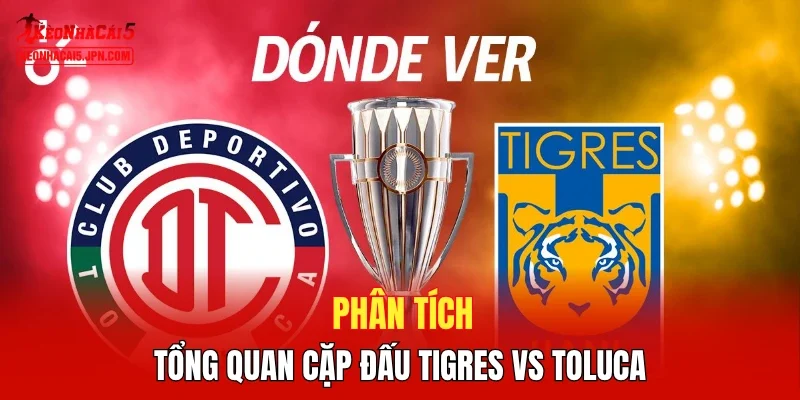 Phân tích tổng quan cặp đấu Tigres vs Toluca