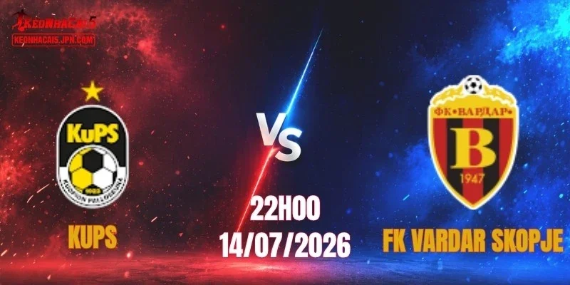 KuPS vs FK Vardar Skopje