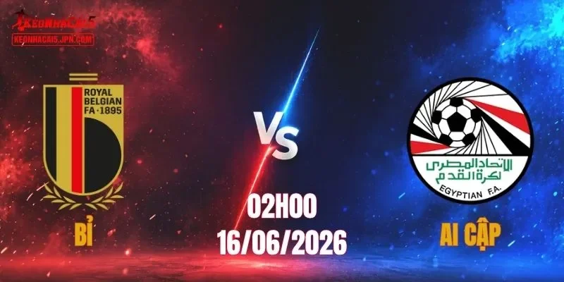 Bỉ vs Ai Cập