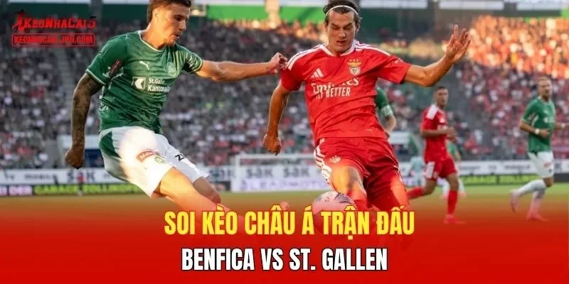 Soi kèo châu Á trận đấu Benfica vs St. Gallen